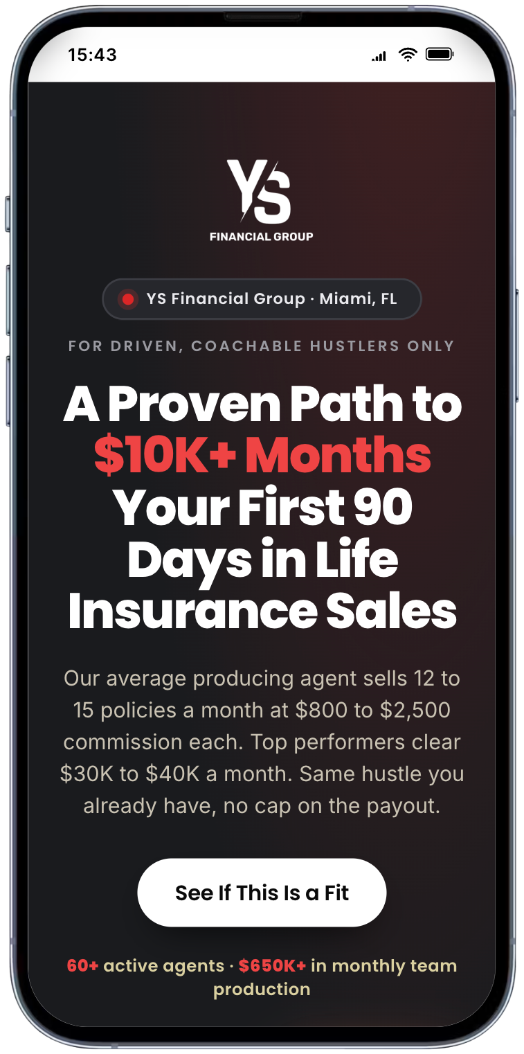 Landing page: A Proven Path to $10K+ Months